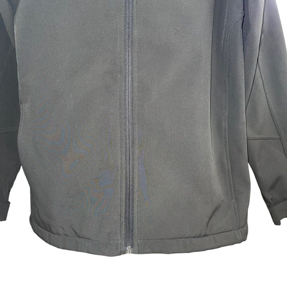 NFL Team Apparel San Francisco 49ers Jacket Boys M 10 12 Gray Embroidered Lined - Picture 3 of 10